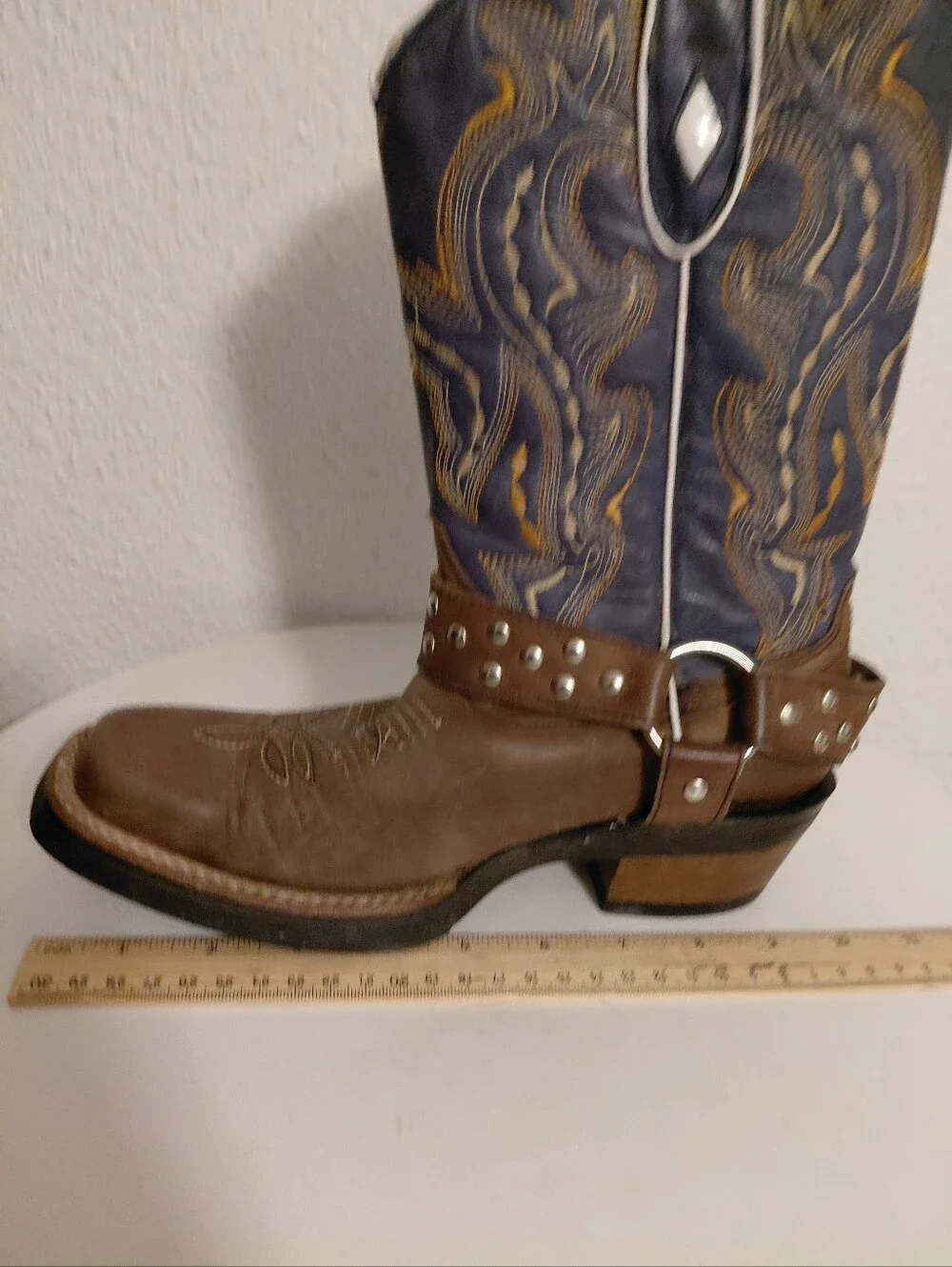 West Wind Western  Leather  Square Toe Midcalf Boots